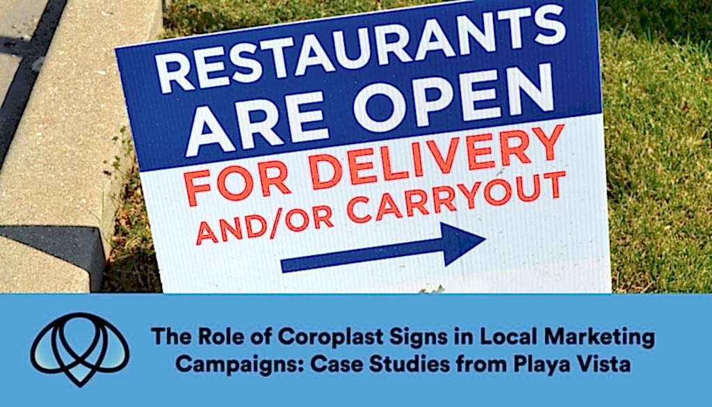custom Coroplast signs in Los Angeles